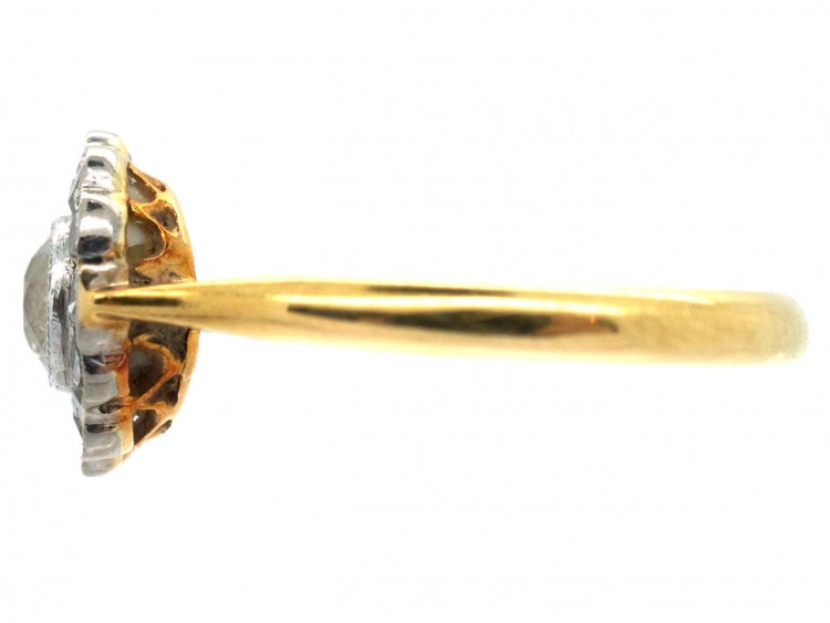Edwardian Diamond Cluster Ring