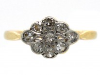 Edwardian Diamond Cluster Ring