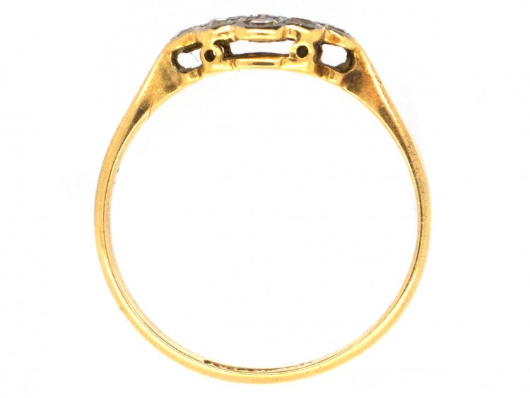 Edwardian Diamond Cluster Ring