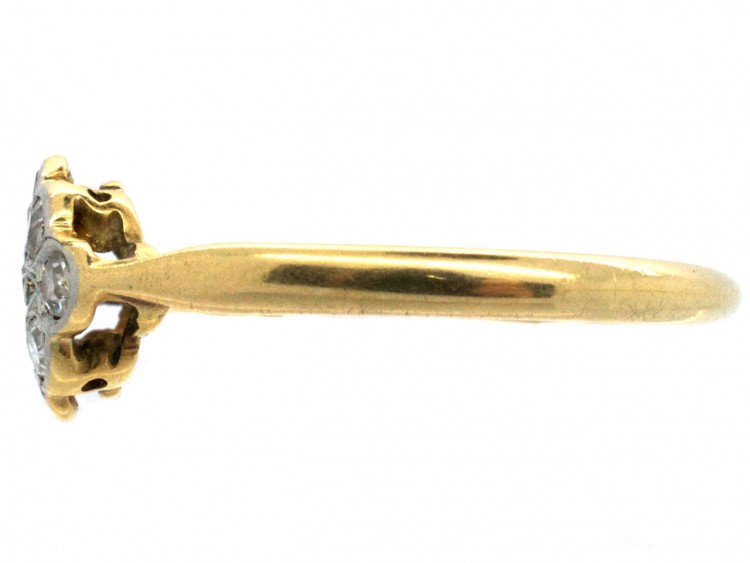 Edwardian Diamond Cluster Ring