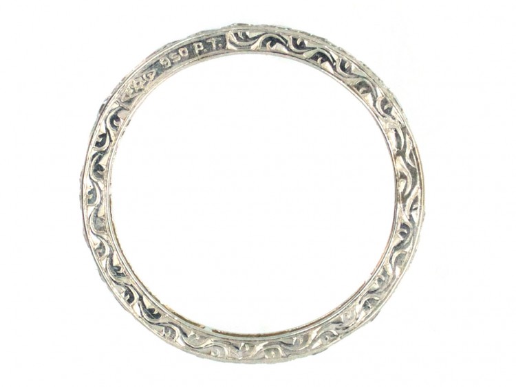 Art Deco Platinum & Diamond Eternity Ring