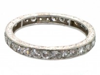 Art Deco Platinum & Diamond Eternity Ring