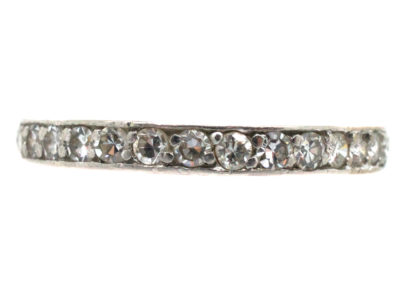 Art Deco Platinum & Diamond Eternity Ring
