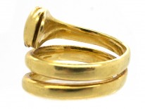 Victorian 18ct Gold Coily Snake Ring