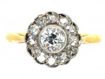 Edwardian Diamond Cluster Ring