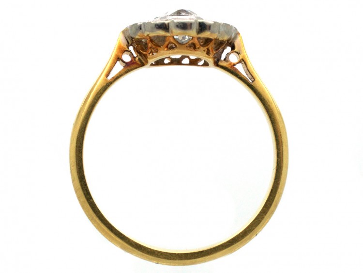 Edwardian Diamond Cluster Ring