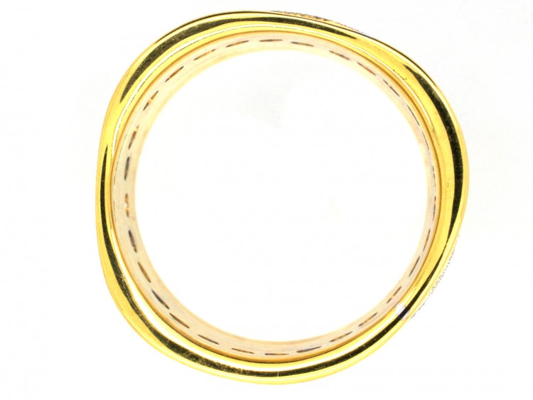 1970s 18ct Gold & Diamond Ring by De Vroomen