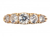 Victorian 18ct Gold Five Stone Ring