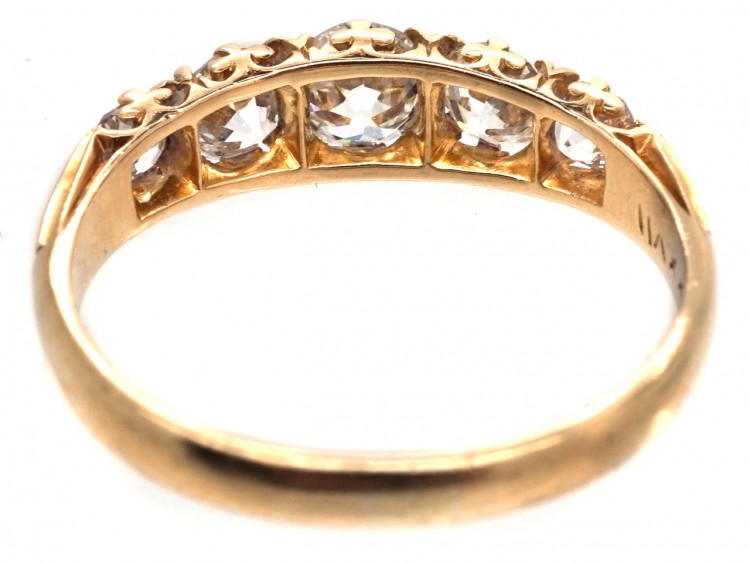 Victorian 18ct Gold Five Stone Ring