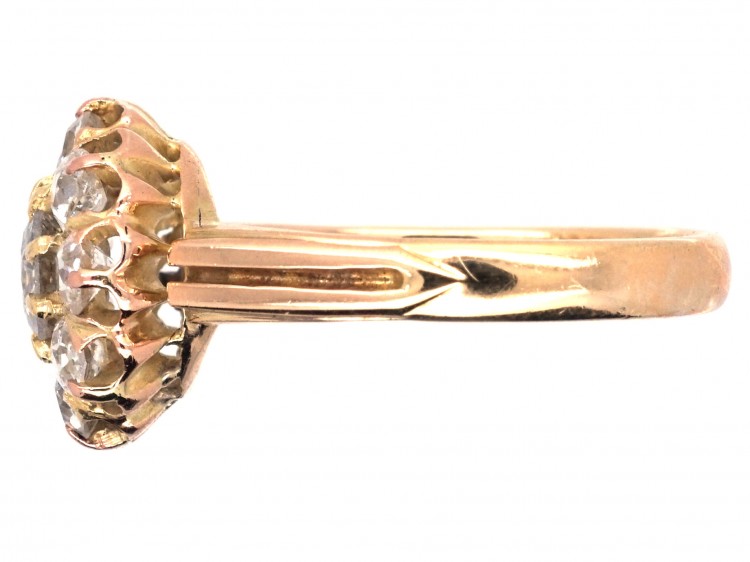 Victorian 18ct & Diamond Cluster Ring