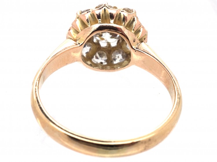 Victorian 18ct & Diamond Cluster Ring