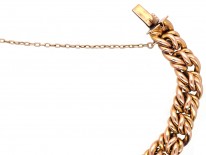 Edwardian 15ct Gold Woven Style Bracelet