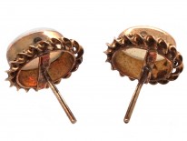 9ct Gold Opal Earrings