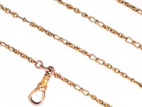 9ct Gold Victorian Guard Chain