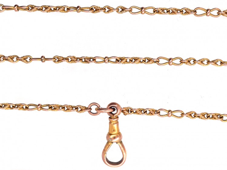 9ct Gold Victorian Guard Chain