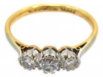 Three Stone Diamond Ring