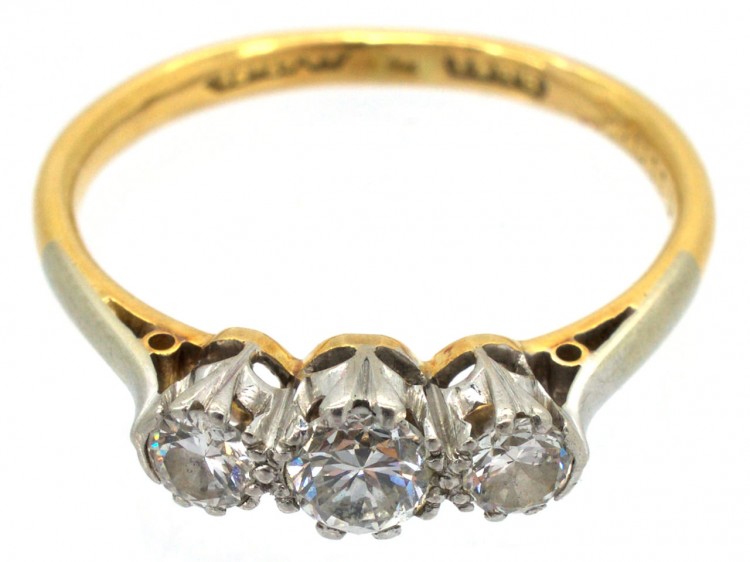Three Stone Diamond Ring