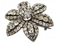 Silver & Paste Georgian Brooch