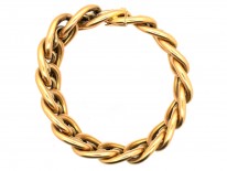 Edwardian 18ct Gold Woven Bracelet