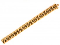 Edwardian 18ct Gold Woven Bracelet