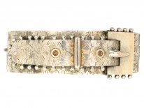 Victorian Silver Buckle Bangle