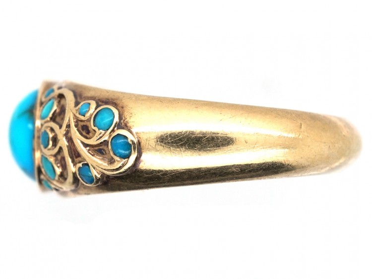 Regency 18ct Gold ​& Turquoise Ring