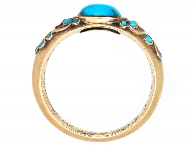 Regency 18ct Gold ​& Turquoise Ring