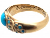 Regency 18ct Gold ​& Turquoise Ring
