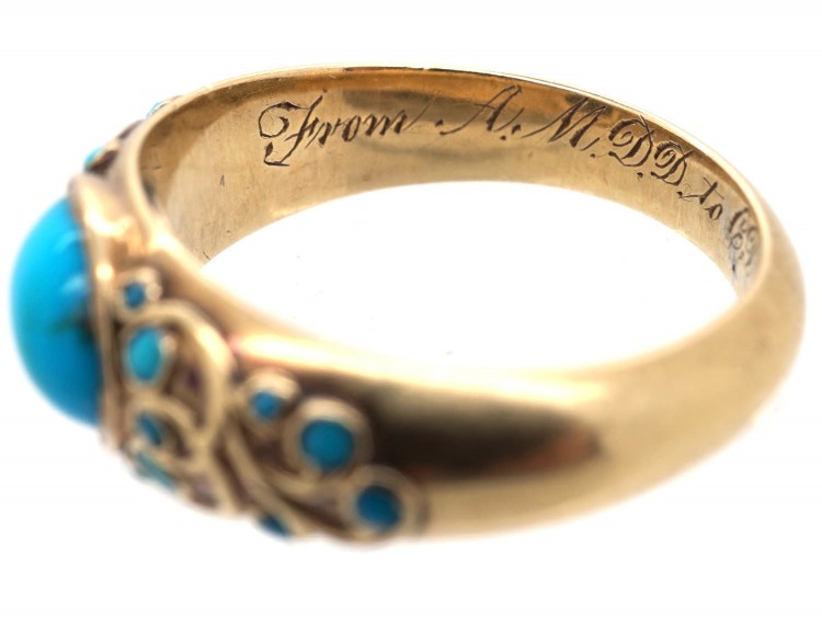 Regency 18ct Gold ​& Turquoise Ring
