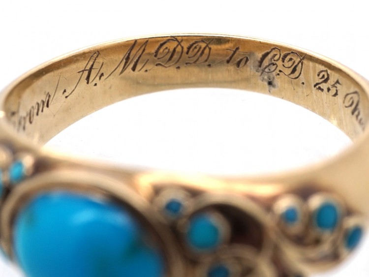 Regency 18ct Gold ​& Turquoise Ring