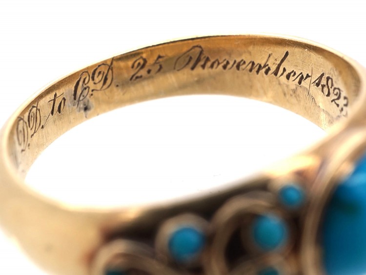 Regency 18ct Gold ​& Turquoise Ring