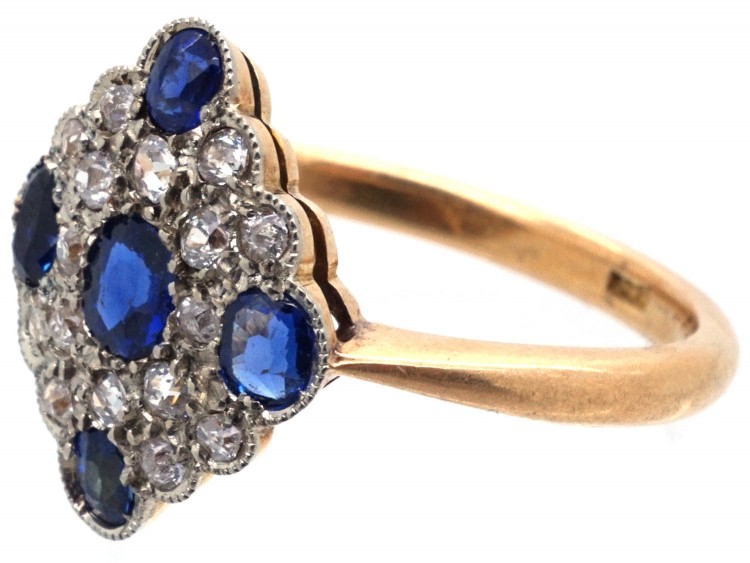 Edwardian Sapphire & Diamond Ring