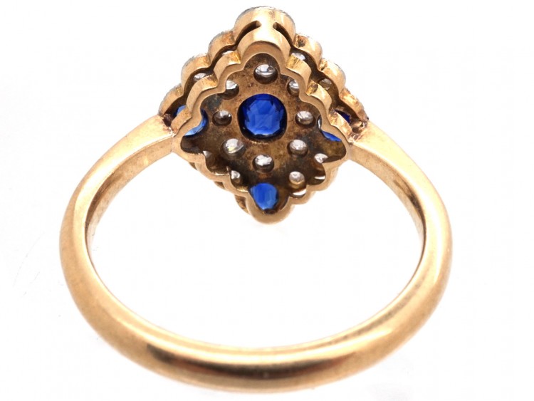 Edwardian Sapphire & Diamond Ring