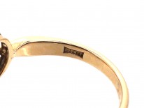 Edwardian 18ct Gold & Platinum Diamond Daisy Cluster Ring