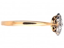 Edwardian Diamond Cluster Daisy Ring