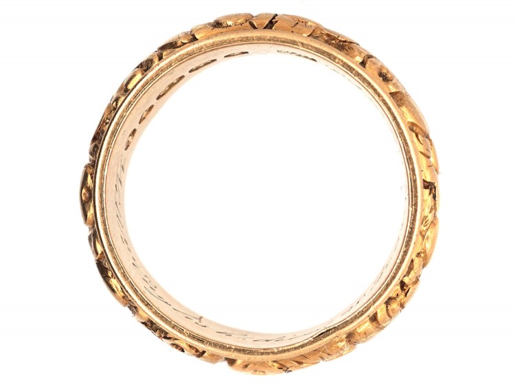 18ct Gold Memorial Ring Dated 1843