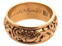 18ct Gold Memorial Ring Dated 1843
