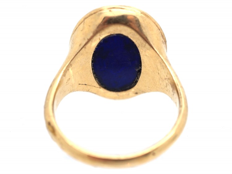 19ct Century 18ct Gold Indian Mughal Miniature Ring