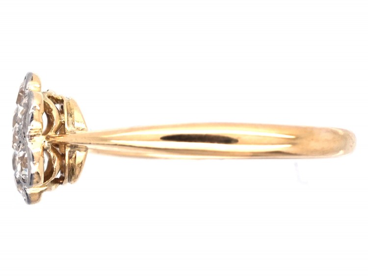 Edwardian Diamond Daisy Cluster Ring