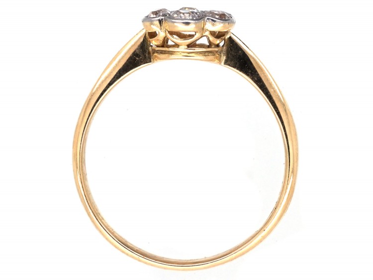 Edwardian Diamond Daisy Cluster Ring