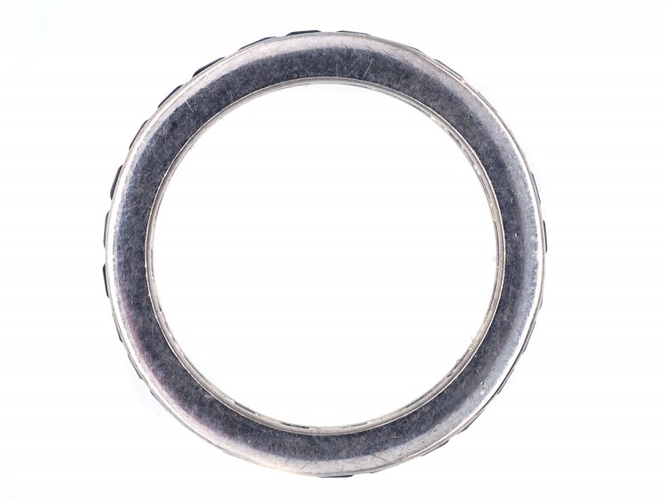 18ct White Gold & Sapphire Eternity Ring