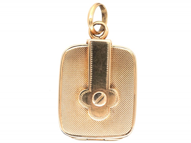 Victorian 15ct Gold Four Compartment Locket