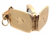 Victorian 15ct Gold Four Compartment Locket