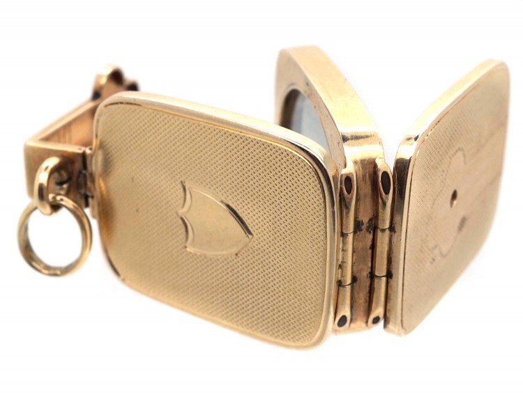 Victorian 15ct Gold Four Compartment Locket