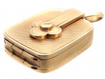 Victorian 15ct Gold Four Compartment Locket