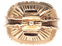 Regency Gold Seal with Bloodstone Intaglio of a Dog