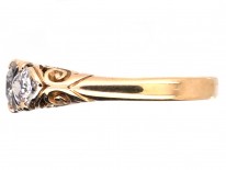 Edwardian 18ct Gold Three Stone Diamond Ring