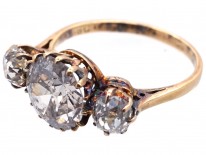 Edwardian Diamond Three Stone Ring