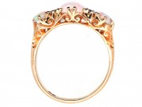 Victorian 18ct Gold, Opal & Diamond Ring