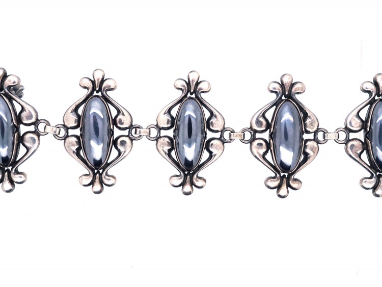 Silver & Haematite Bracelet